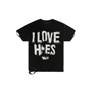 Tanasya Black Oversized T-Shirt
