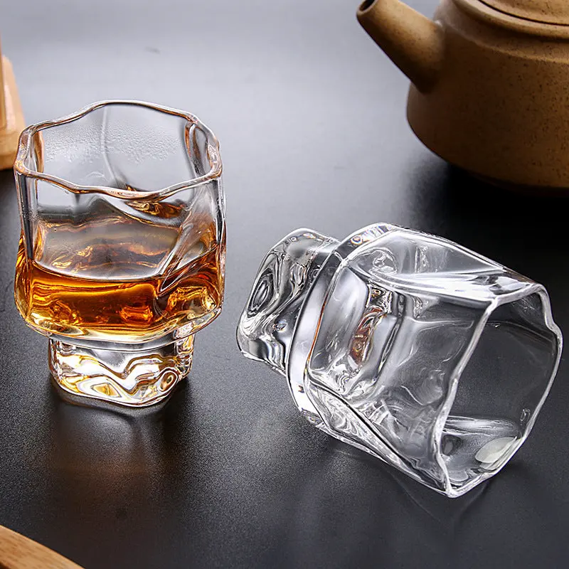 Handmade Japanese Crystal Glass Tea Cup
