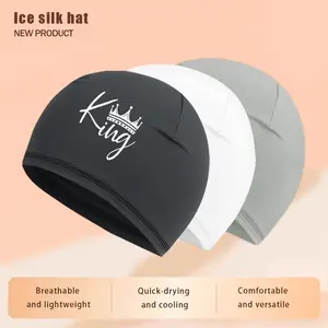 Unisex Animal Print Ice Silk Cycling Cap, Sports Hat, Windproof Sun Protection Helmet Liner, Quick-Dry Breathable Sports Headwear for All Seasons