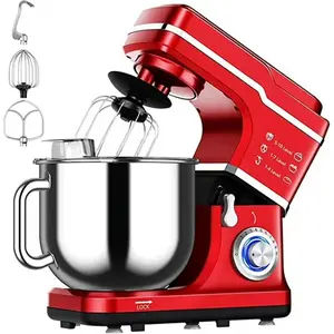 [HOT] Garvee 7.5 QT Professional Electric Stand Mixer - 660W 10-Speed Kitchen Mixer with Stainless Steel Bowl, LED Light, and Dishwasher-Safe Accessories - Red, Black,Silver