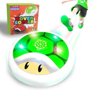 Hover Soccer Ball with LED Lights for Kids Air Floating Indoor Soccer Toy Turtle Shell Design Boys Toys Birthday Gifts for Kids Ages 3 12 Indoor Sports Game