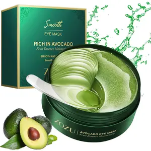 Avocado Hyaluronic Acid Eye Mask 80g | Deep Hydration & Dark Circle Remover | Anti-Puffiness & Fine Line Smoothing Eye Patches
