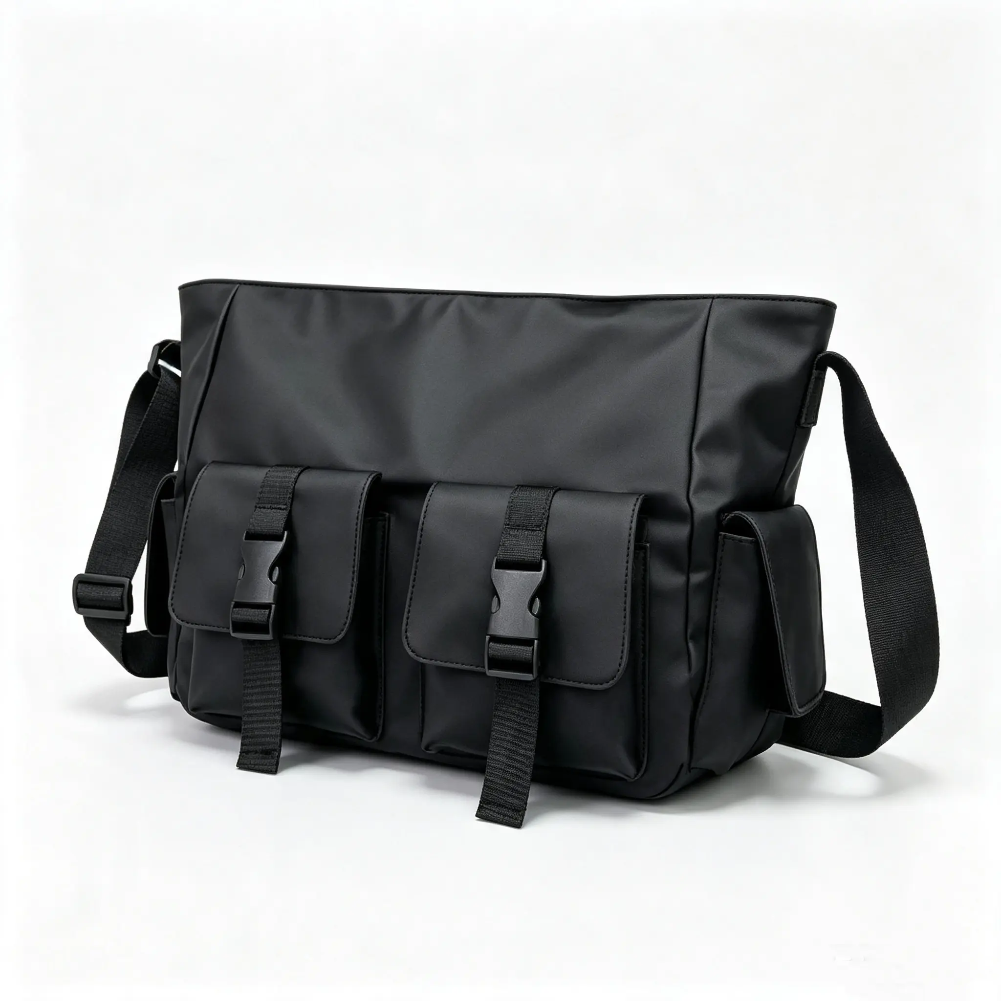 Tactical Urban Commuter Multi-Pocket Crossbody Satchel Bag Large Capacity Water Resistant Cargo Messenger Bag for Men Women School Travel Work
