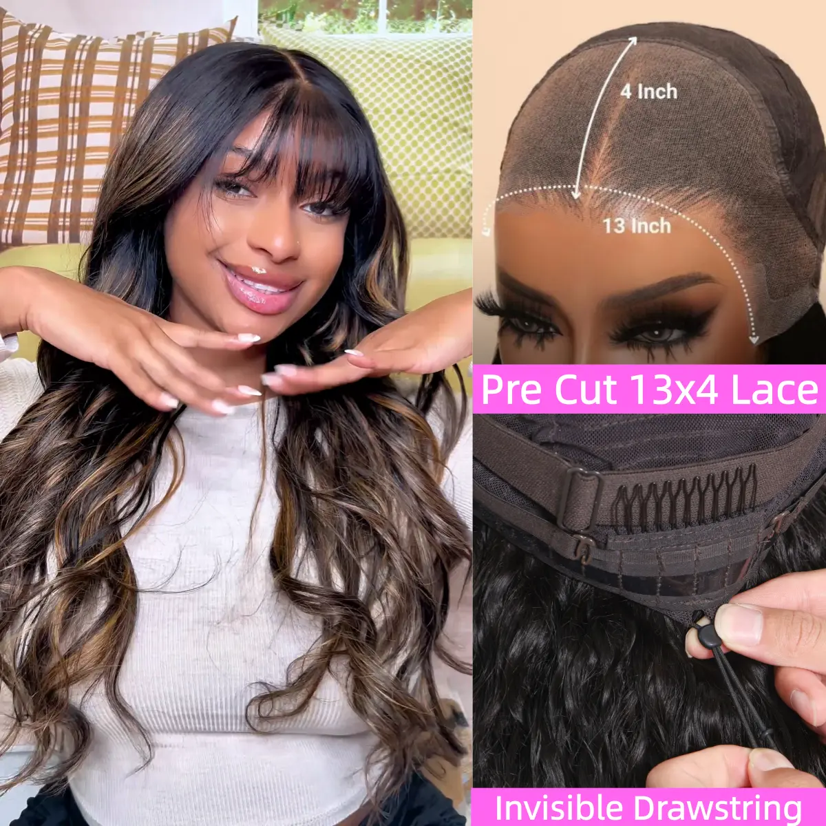 13X4 180% Highlight Brown