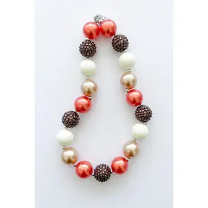 Acorn Spice Chunky Necklace - Chunky Design with Unique Accents, Elegant Style for Everyday Wear