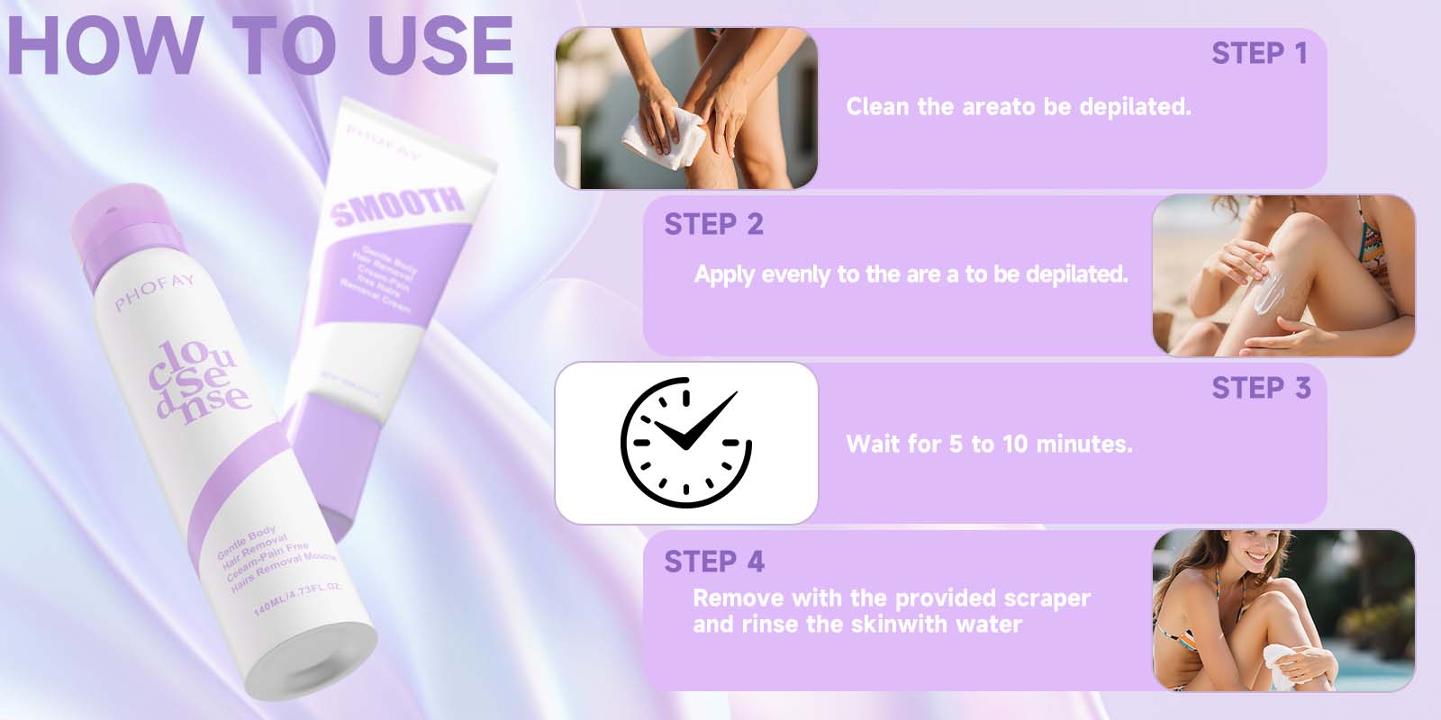 PHOFAY Pain-Free Bikini Hair Removal Cream for Sensitive Skin - Hypoallergenic, Fast-Acting Depilatory with Citrus Scent, Aloe, Hyaluronic Acid, Body Care Benefits, Portable Size for Multiple Areas, Suitable for Men & Women PHOFAY Pain-Free Bikini Hair Removal Cream for Sensitive Skin - Hypoallergenic, Fast-Acting Depilatory with Citrus Scent, Aloe, Hyaluronic Acid, Body Care Benefits, Portable Size for Multiple Areas, Suitable for Men & Women