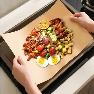 200 Sheets Parchment Paper, 12x16 Inch Non-Stick Pre-Cut Baking Sheets, Non-Bleached Greaseproof & Leak-Proof Baking Paper, For Baking, Grilling, Air Frying, Steaming Bread, Cupcakes, Cookies, Works With Ovens, Air Fryers & Microwaves