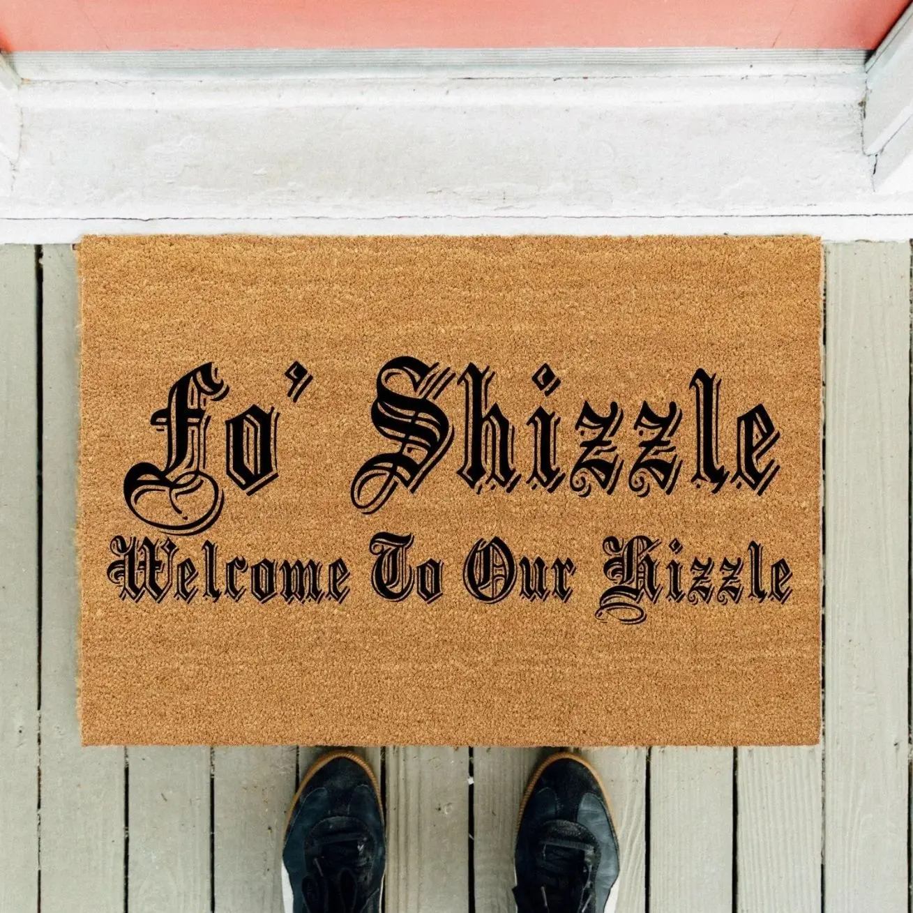 Fo Shizzle Welcome Mat | Funny Housewarming Gift