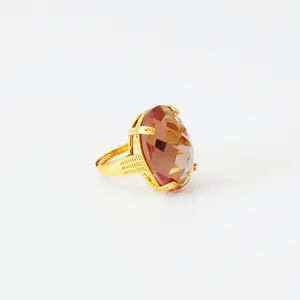 Zultanite Inspired Color Changing Ring, Elegant Adjustable Jewelry Gift for Girlfriend & Wife