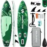 Ecofurnix 10'6" Unisex Blow Up Inflatable Paddle Board (33 Inches) - Military PVC, Wide Platform, Anti-Slip EVA Deck, Premium SUP Accessories, Carry Bag, 2 Built-In Handles, Easy to Carry & Store, Ideal for Yoga, All Skill Levels