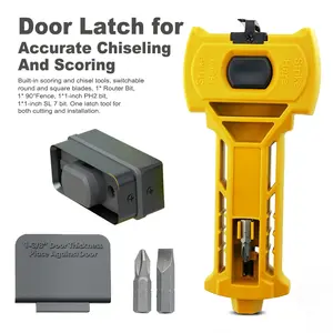 Door Latch Kit for Door Mortise Tool Lock Installation Chiseling Tool Door Chisel Tool, Durable & Easy-To-Use Design, Hardware Tool Kit