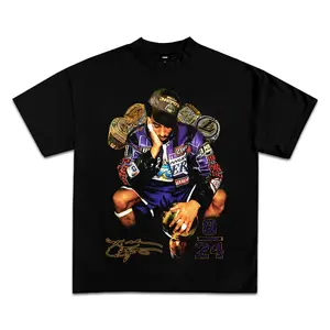 AllStar - Kobe Bryant Men Streetwear Graphic Tee, Present Ideas For NBA Fans Menswear Classic Clothing Crewneck Casual Shortsleeve Tropical Summer Tshirt