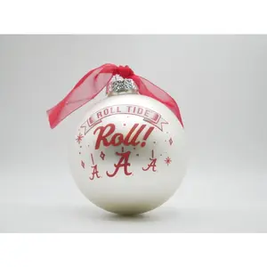 Alabama Mascot Glass Ball Ornament