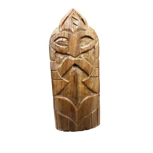 Wooden Norse God Altar Statue