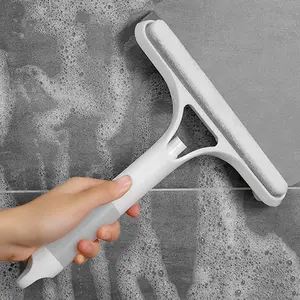Three-In-One Glass Cleaner Squeegee Mirror Wiper Spray Design, Efficient Cleaning Tool for Home Windows Mirrors Car Windshield, Car Cleaning Supplies