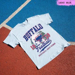 [Sale off up to 50%] Buffalo Football fan tshirt, Buffalo shirt, Buffalo football, Game day Football,Vintage football tee, football shirt gifts, Graphic Streetwear T-shirt