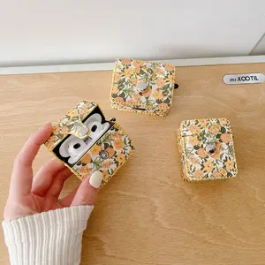 Floral AirPods Case for AirPods Pro/Pro2/3rd Generation/Earphone Protective Case/Wireless Earbuds Shell Case/Durable Earbuds Accessories