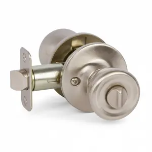 Salem Privacy Door Knob, Satin Nickel