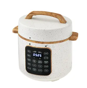 The Pioneer Woman Linen Speckle 6-Quart Pressure Cooker with Touch Control Display