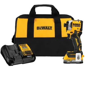 DEWALT ATOMIC 20-Volt Maximum Lithium-Ion Cordless Brushless Compact 1/4 in. Impact Driver Kit with 1.7 Ah Battery and Charger