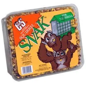 212 MAIN C & S Products Squirrel Snak Cake - 2.7 lbs, CS06205, Chewy Treat, Gourmet Pet Bird Feeding Corn Peanuts Food