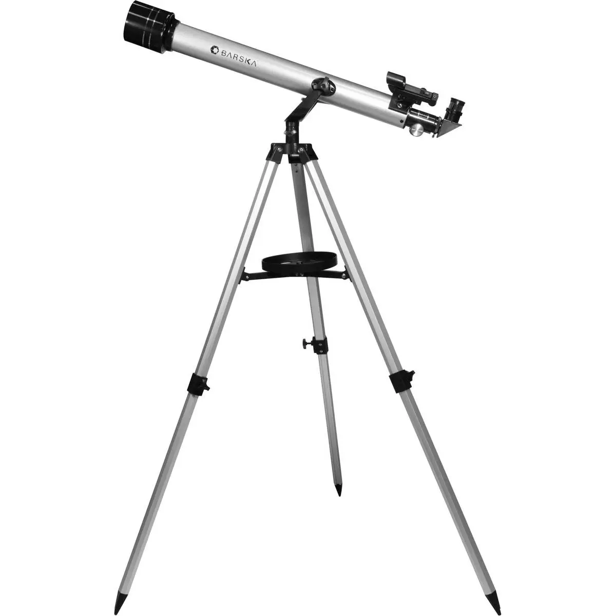 Barska 600 Starwatcher 60mm Refractor Telescope with Red Dot Finderscope, Altazimuth Mount, Deepsky Astronomy Software