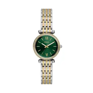 Fossil Women's Carlie Mini Three-Hand Two-Tone Stainless Steel Watch