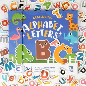 Alphabet Letters, Magnetic Letters Board, Alphabet Puzzle Book, Educational Spelling Learning Games, Arts & Crafts for Boys & Girls
