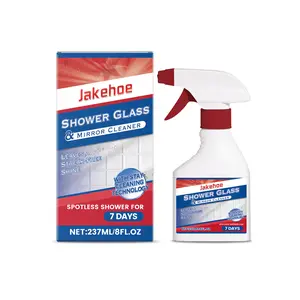 Shower Glass Cleaner, 1 Box Glass Scale Cleaner, Bathroom Glass Cleaning Spray, Household Cleaning Supplies, Bathroom Cleaning Tool, Stain Treater Spray