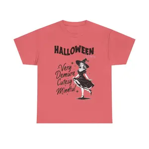 VERY DEMURE, VERY MINDFUL, HALLOWEEN T-SHIRT, TRENDING T-SHIRT, MEME T-SHIRT