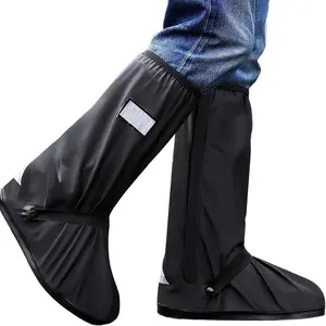 Waterproof Reusable Shoe Covers Non-Slip Sole Rain Boot Protectors for Outdoor Travel Daily Commute #RainShoeCovers #WaterproofBoots #OutdoorEssentials Disposable