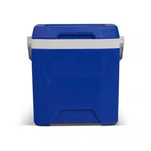 Majestic Blue 18 Cans/12qt Hard-Sided Cooler - Compact Design, One-Hand Opening, Pressure-Fit Lid, Odor-Resistant, Stain-Resistant