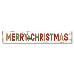 Courtside Market Merry Christmas 7x40 Porch Sign