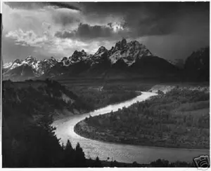 Ansel Adams Snake river Poster