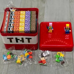 Magnetic Building Blocks World Game Accessories, Magnetic Iron Assembly Construction Toy Model, Kids Educational Playset