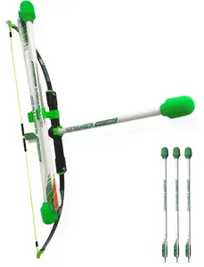 Faux Bow PRO Longbow Ranger Kit with Impact Arrows - Foam Archery, Traditional Longbow Limbs, Kids & Adults Archery Fun