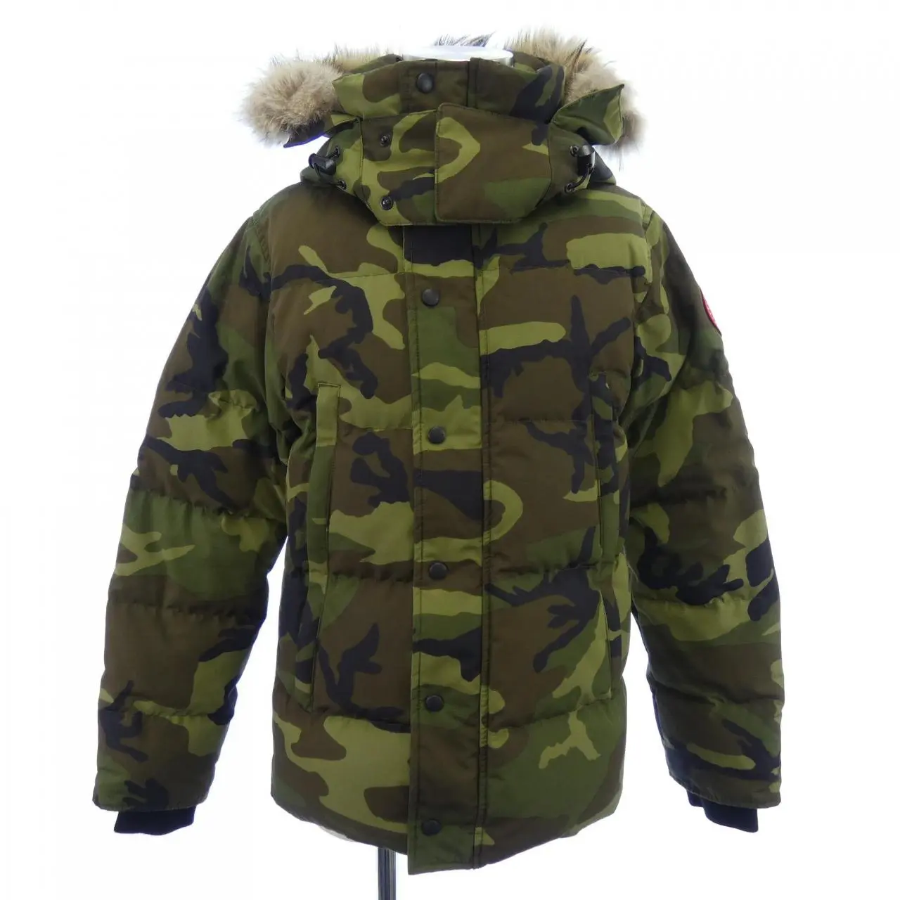 Pre-owned Canada Goose Nylon Small Leather Goods Wyndham Down Jacket