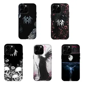 Sleep T0ken Phone Case Dark Aesthetic Protective Cover Gothic Metal Band Shockproof Case Gift for Music Fans Compatible for iPhone 11 12 13 14 15 16 17 Pro Max Plus Air Mini Emo Core Alt Rock Concert Merch Vibe Sturdy Outer Shield