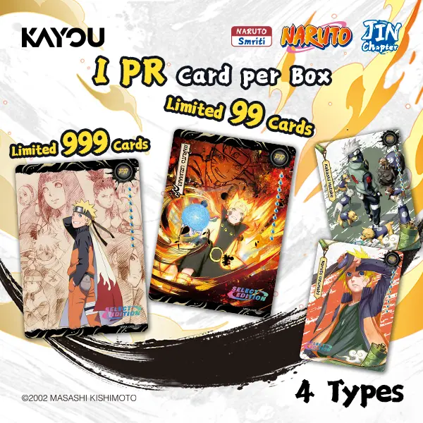 KAYOU NARUTO Smriti Collectible Card - Chapter Jin English Series