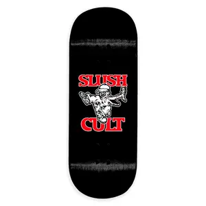 Slushcult X DK Skater Pro Deck Black Fingerboard Skateboard