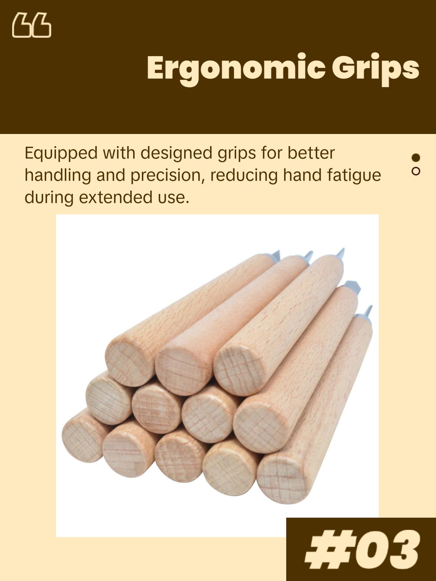 Westcott CarboTitanium Carving Tools Set, 12-Piece Set (17979-Parent)