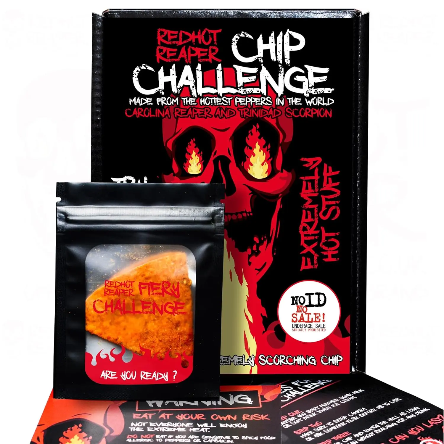 2025 Upgrade] Red Hot Reaper – 1x Chip Challenge Hottest Snack