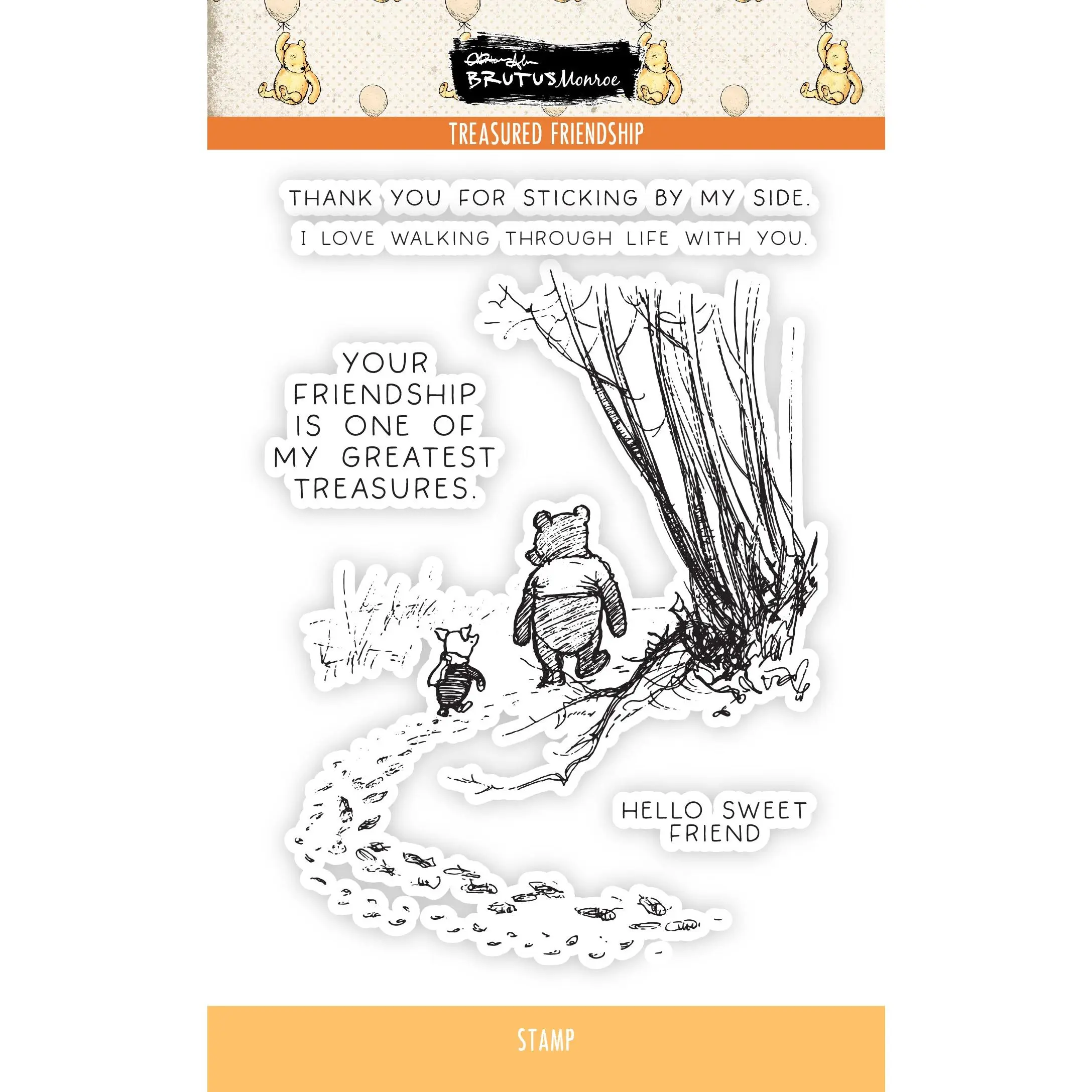 Treasured Friendship | 4x6 Stamp