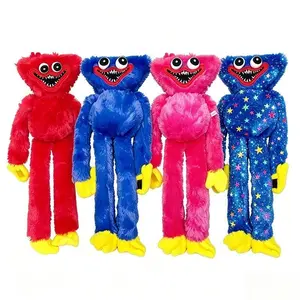 40cm 4 Styles Huggy Wuggy Plush Toy Set Red Blue Pink Dark Blue Poppy Playtime Soft Stuffed Monster Doll Home Decor Kids Birthday Party Gift