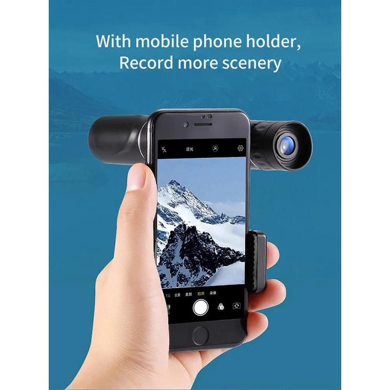 900x25 HD Zoom Binoculars, Powerful Long-Range BAK4 Telescope for Hunting and Camping, Low Light Folding Design