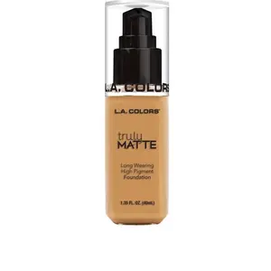 L.A. Colors Truly Matte Foundation - Golden Beige 1.35 fl oz