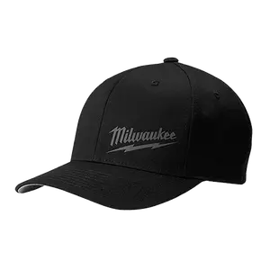 Milwaukee 504 Fitted Hat Black/Gray/Red
