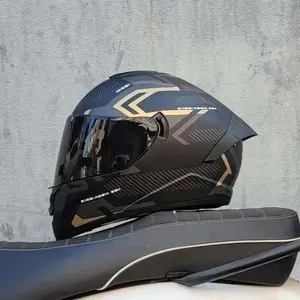 dual-lens Motocross helmet Professional racing dual lens safety helmet, off-road motorcycle full face protector, approved by DOT
