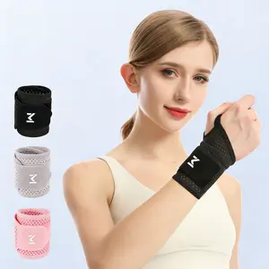 2-Pack Ultra-Thin Mesh Wrist Wraps Breathable Adjustable Wrist Support for Workout Daily Use Pain Relief Tendonitis Carpal Tunnel Unisex One Size Fits All