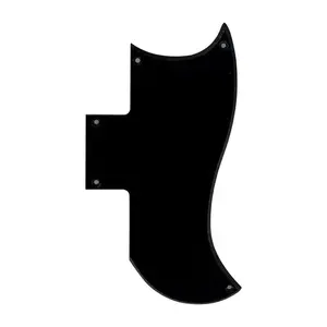 Gibson SG 61' Reissue Half Face Pickguard - 1-Ply Black